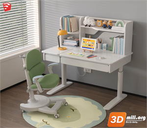 Kid's table and chairs Skp Files 
